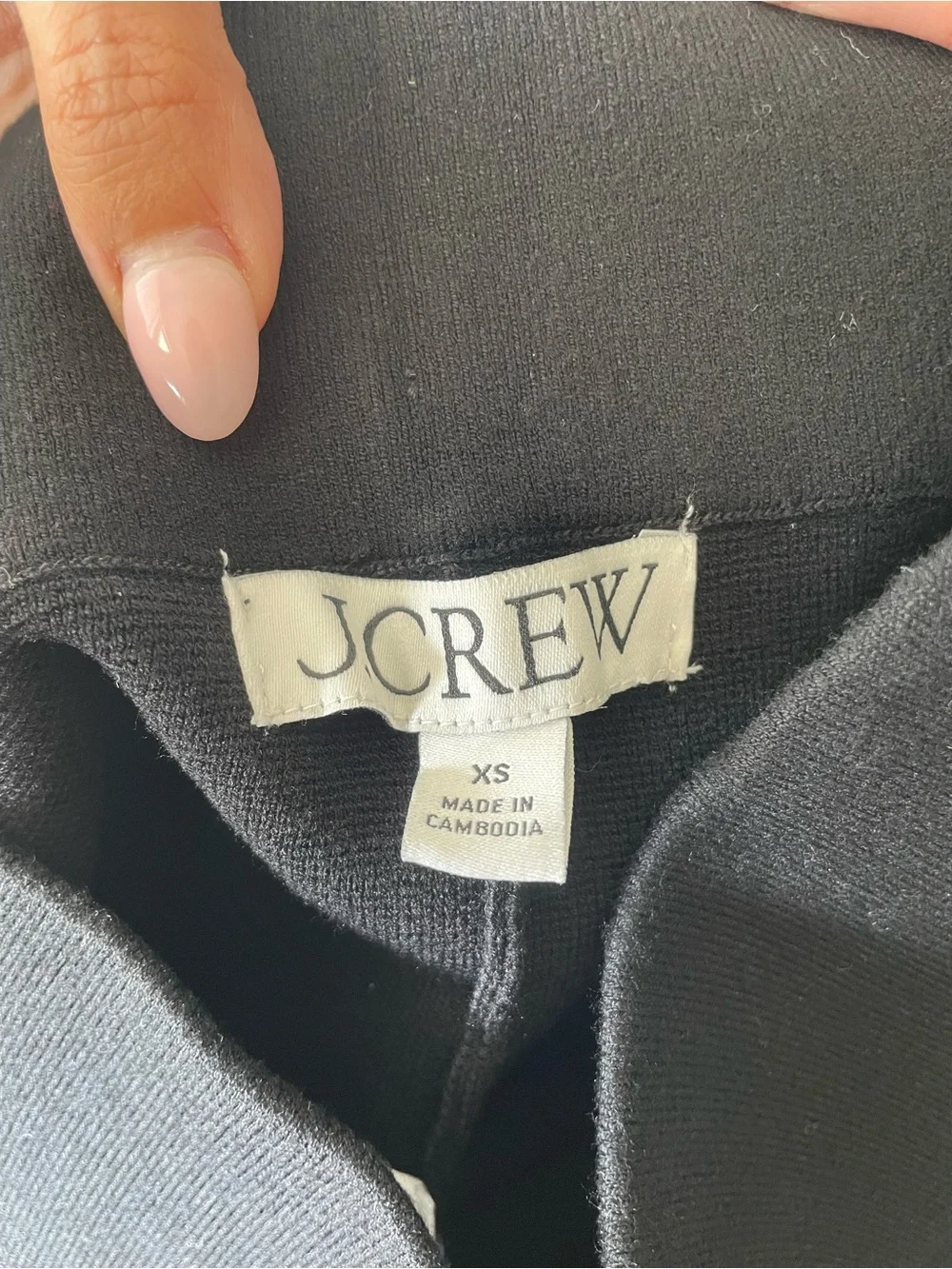 J. Crew Black High-Rise Flare Pants - Picture 6 of 6
